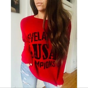 Missguided Brand Cleveland, Ohio Champions Sweater